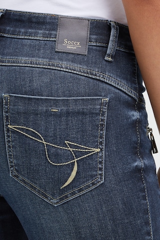 Soccx Slimfit Jeans Slim Fit in Blau