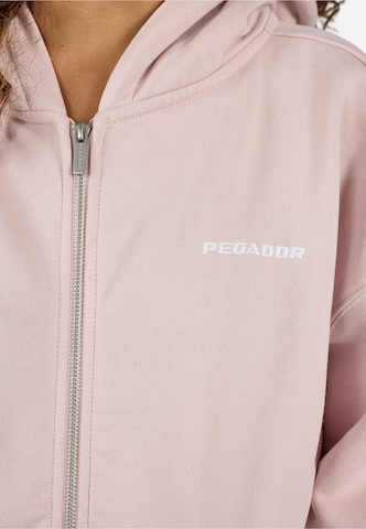 Giacca di felpa 'Clarita' di Pegador in rosa