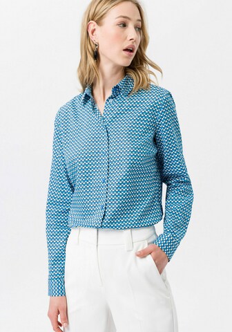 Peter Hahn Blouse in Blauw: voorkant