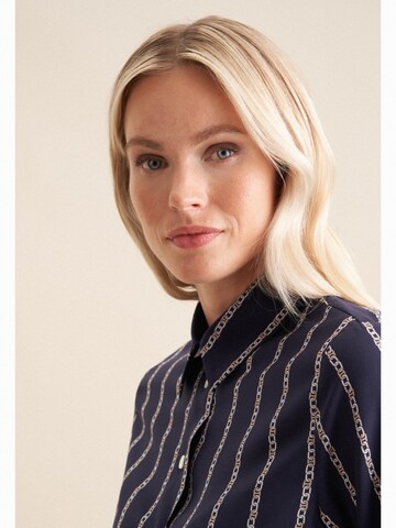SEIDENSTICKER Blouse 'Schwarze Rose' in Blue