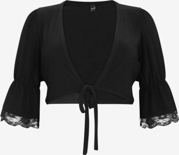 Yoek Bolero 'Dolce' in Black: front