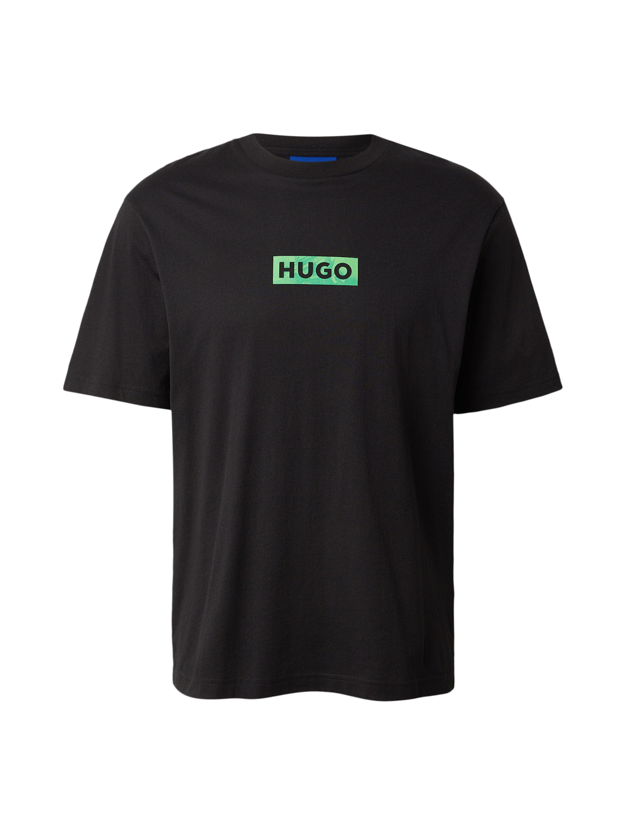 HUGO T-Shirt 'Nufotee' in Schwarz: Vorderseite