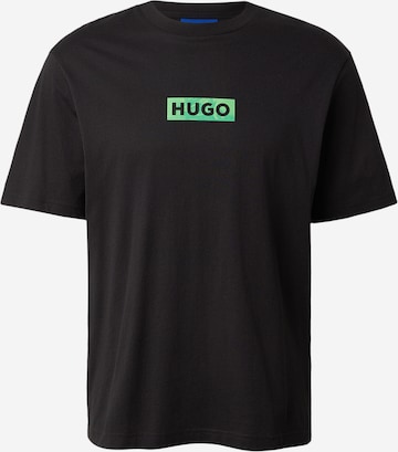 HUGO Paita 'Nufotee' värissä musta: etupuoli