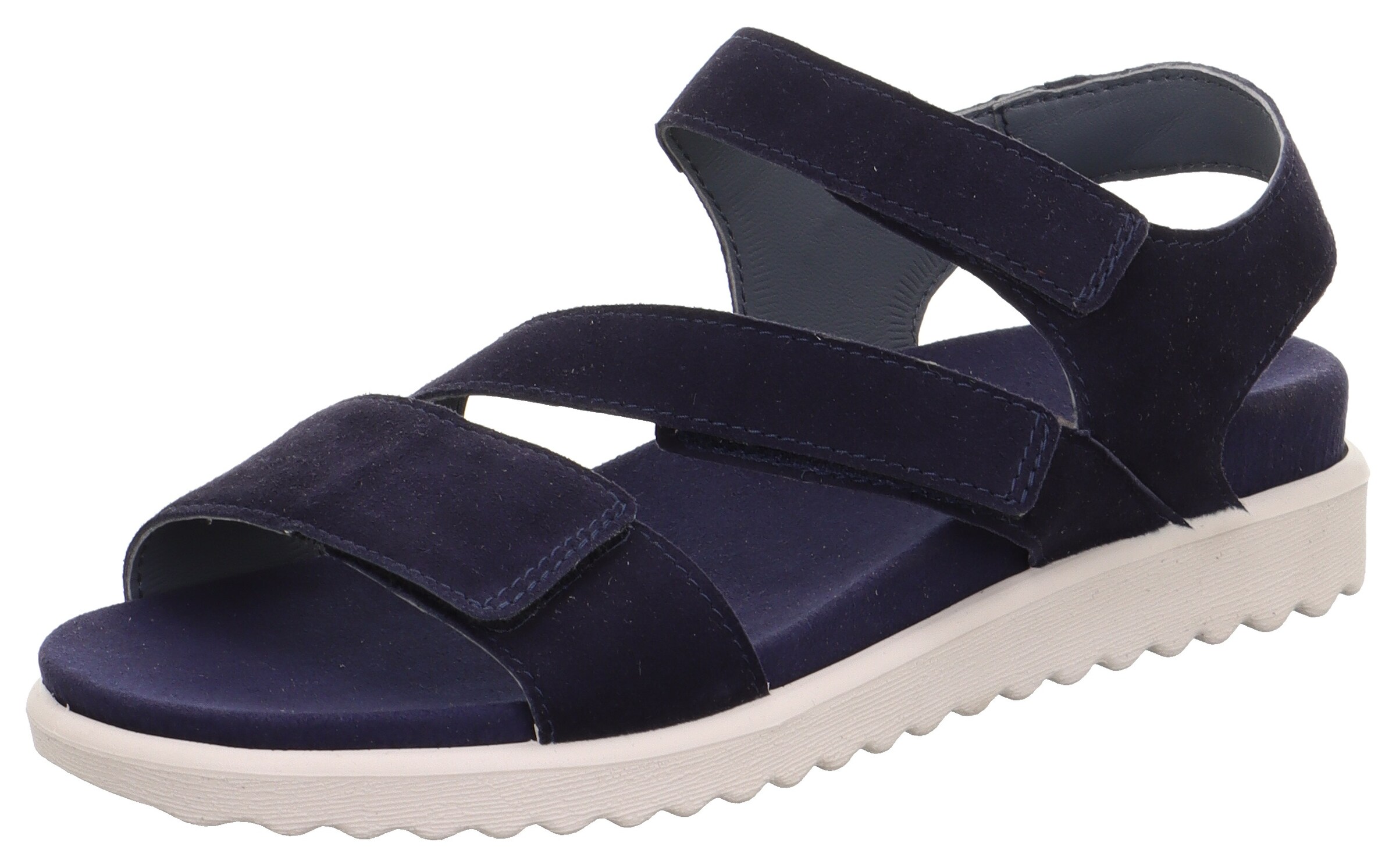 Legero Riemensandale in Blau: Vorderseite