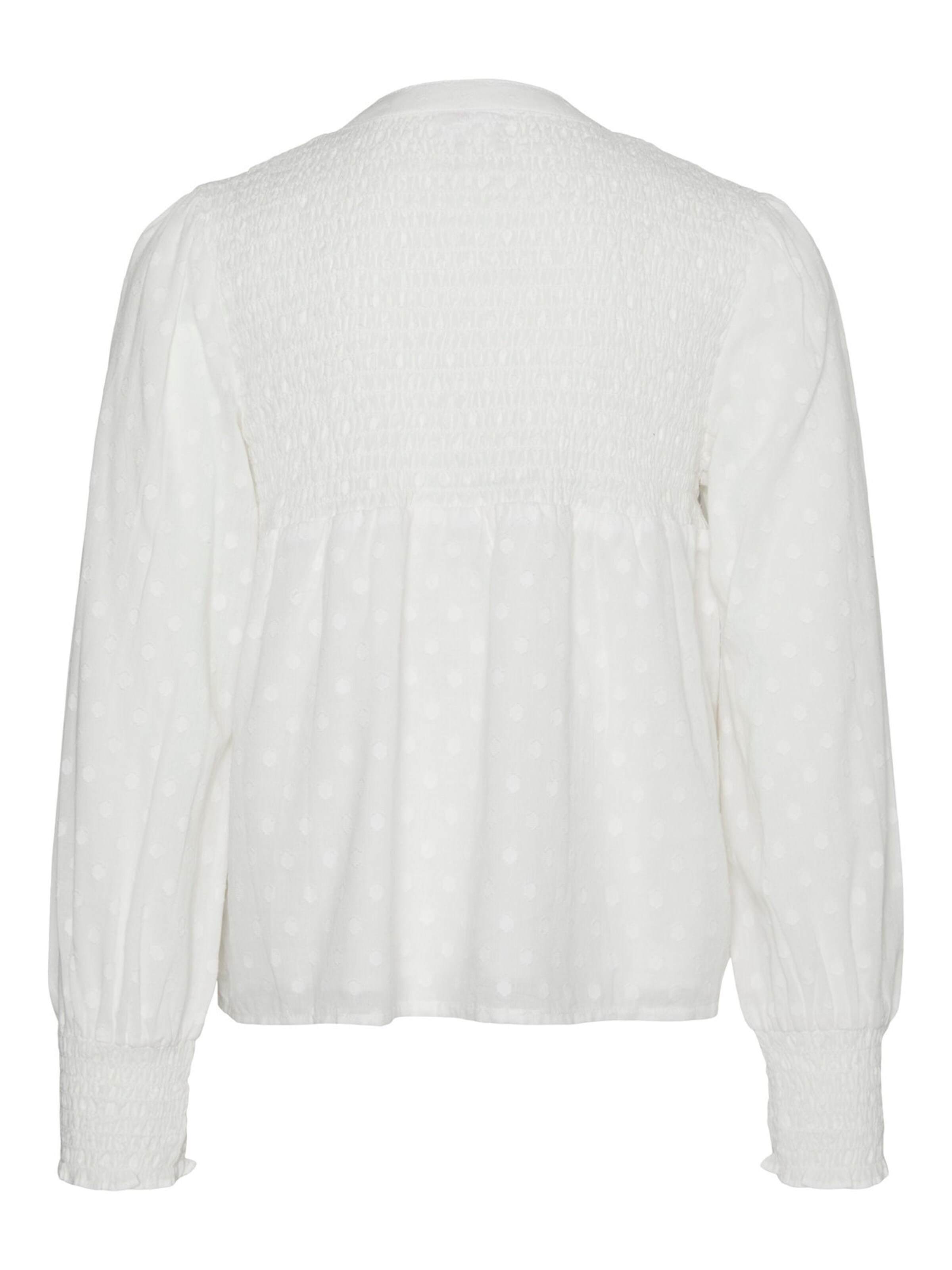 Vero Moda Girl Bluse 'DOTTY' i hvid