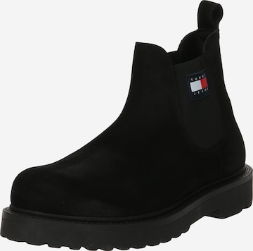 Tommy JeansChelsea čizme - crna boja: prednji dio