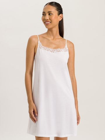 Hanro Nachthemd 'Michelle' in Wit: voorkant