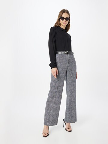 s.Oliver BLACK LABEL Wide Leg Hose in Grau