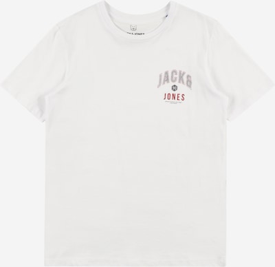 Jack & Jones Junior Shirt 'THOMAS' in de kleur Navy / Vuurrood / Offwhite, Productweergave