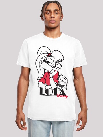 F4NT4STIC Shirt 'Looney Tunes Classic Lola Bunny' in Wit: voorkant