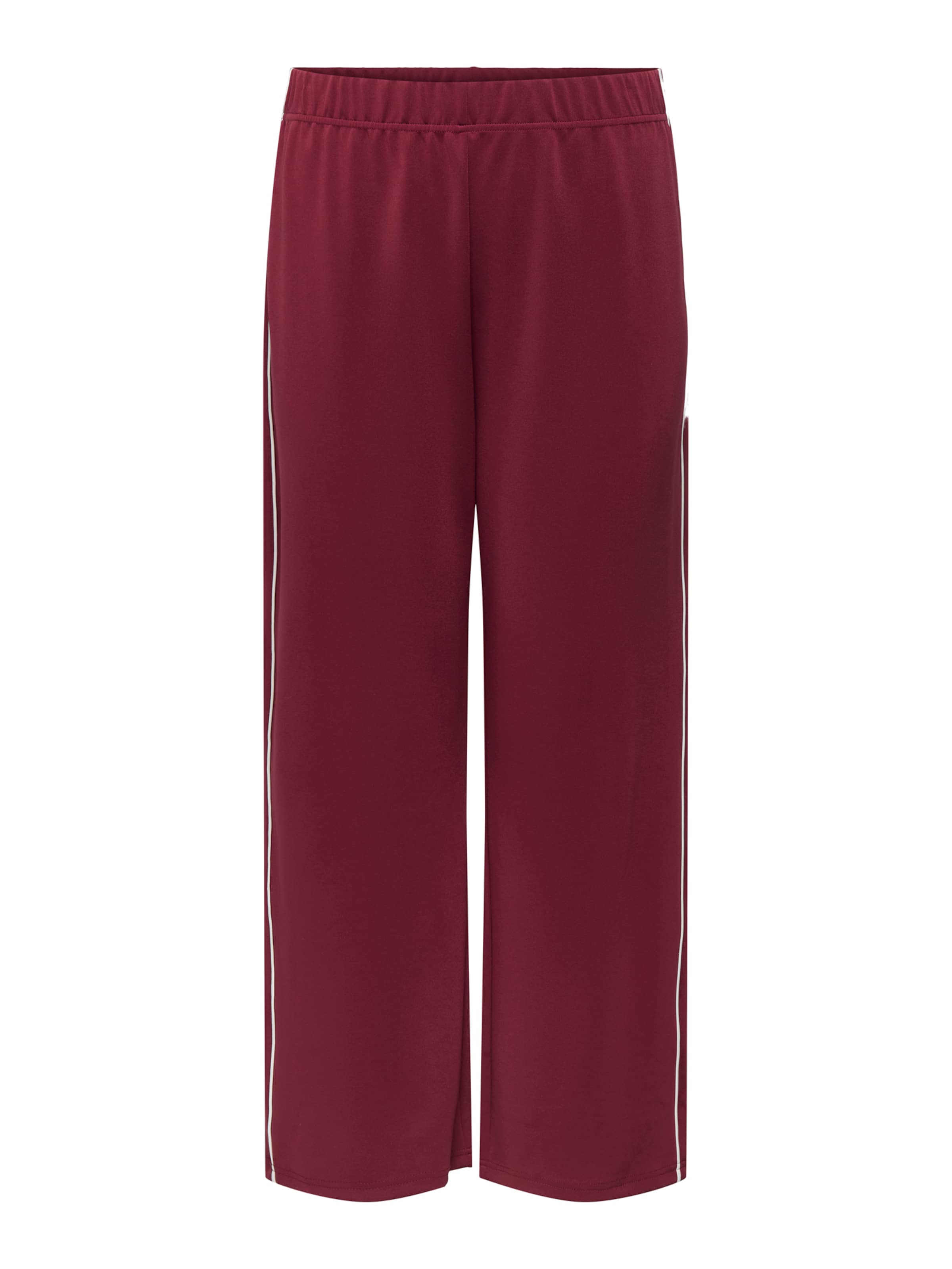 Wide leg Pantaloni 'CARLett' di ONLY Carmakoma in rosso: frontale