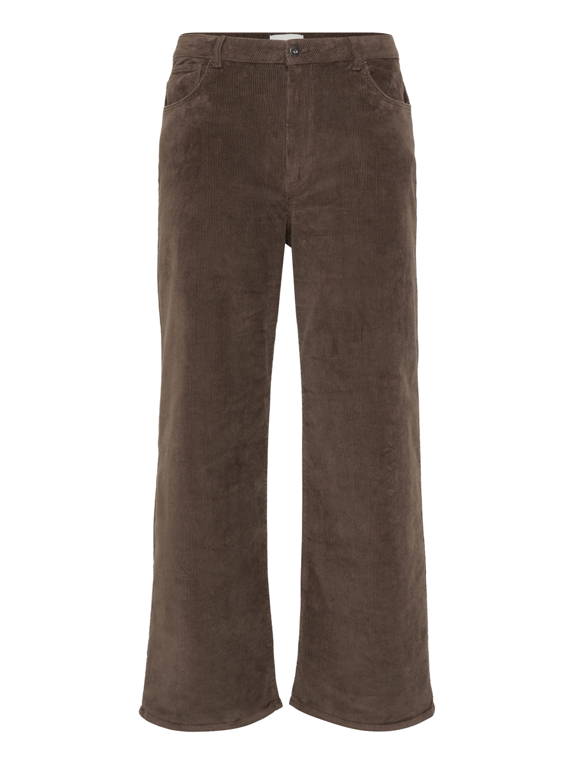 Wide leg Pantaloni 'Hope' di ONLY Carmakoma in marrone: frontale