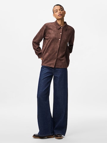 PIECES - Blusa 'PCObina' en marrón