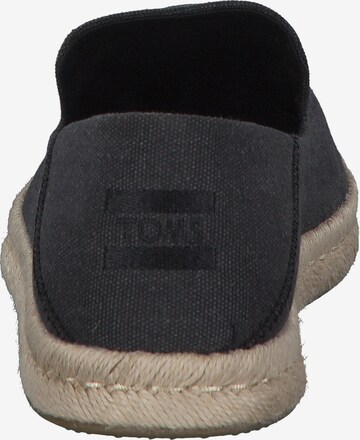 TOMS Espadrilles 'Santiago' in Black