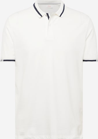 s.Oliver Poloshirt in Weiß: predná strana