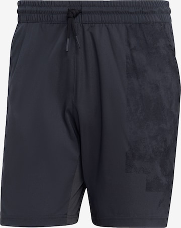 ADIDAS PERFORMANCE Loose fit Workout Pants 'Paris' in Black: front