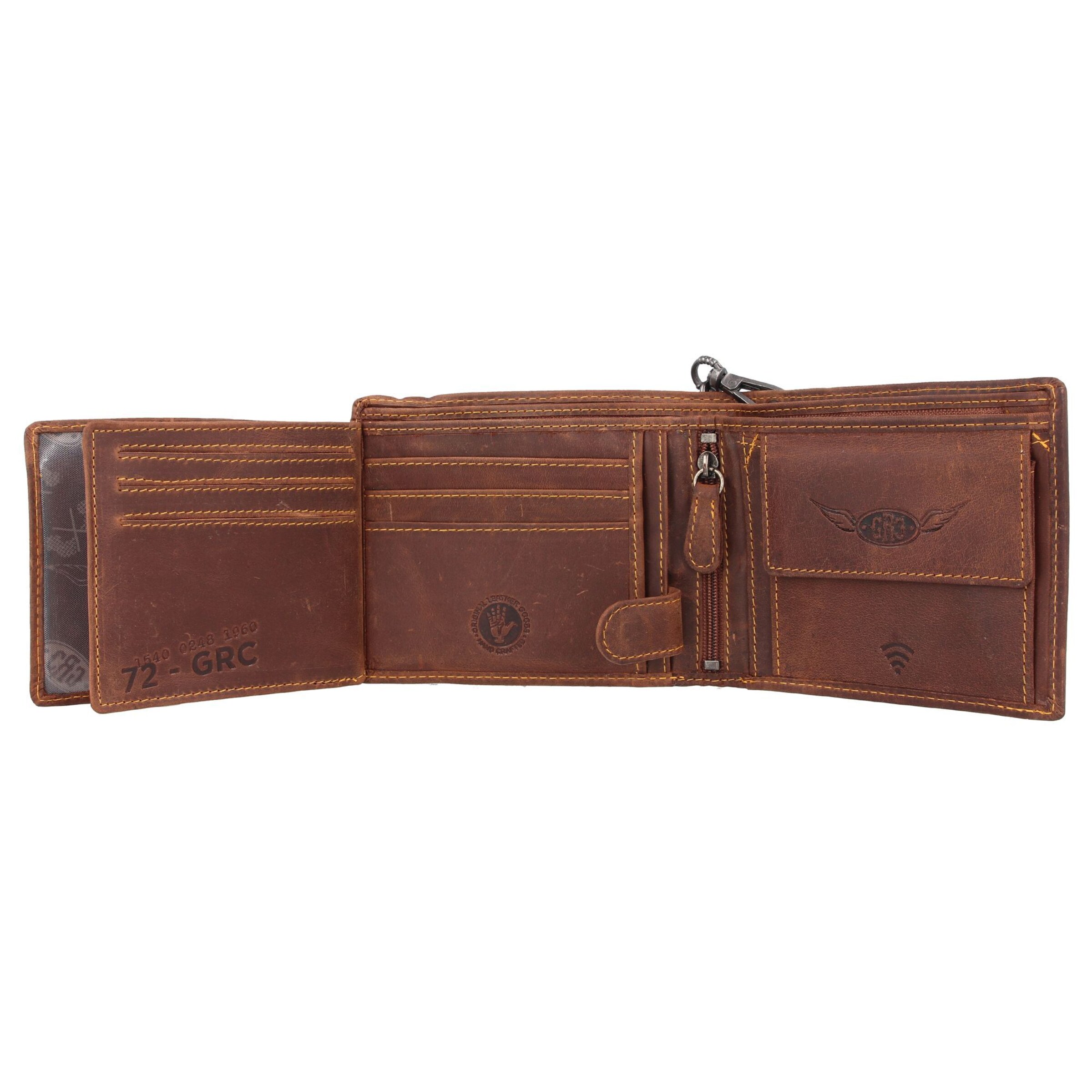 Portamonete 'Dallas' di GREENBURRY in marrone