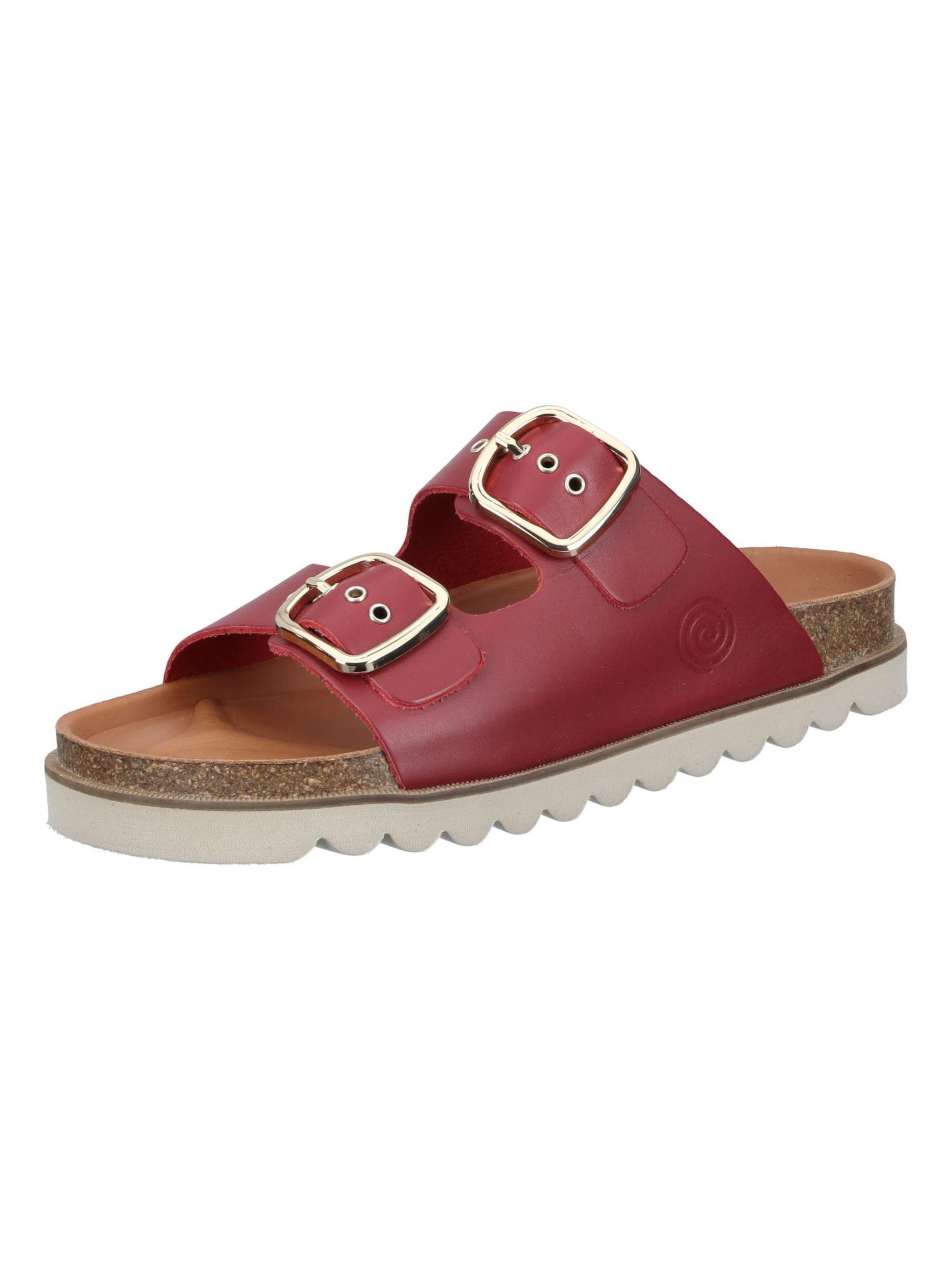 DR. BRINKMANN Mules 'BONILLO' in Red: front
