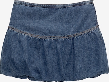 Pull&Bear Rok in Blauw: voorkant