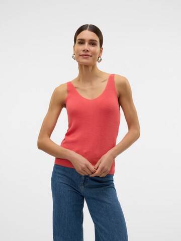 VERO MODA - Top de punto 'VMNEWLEX SUN' en rojo