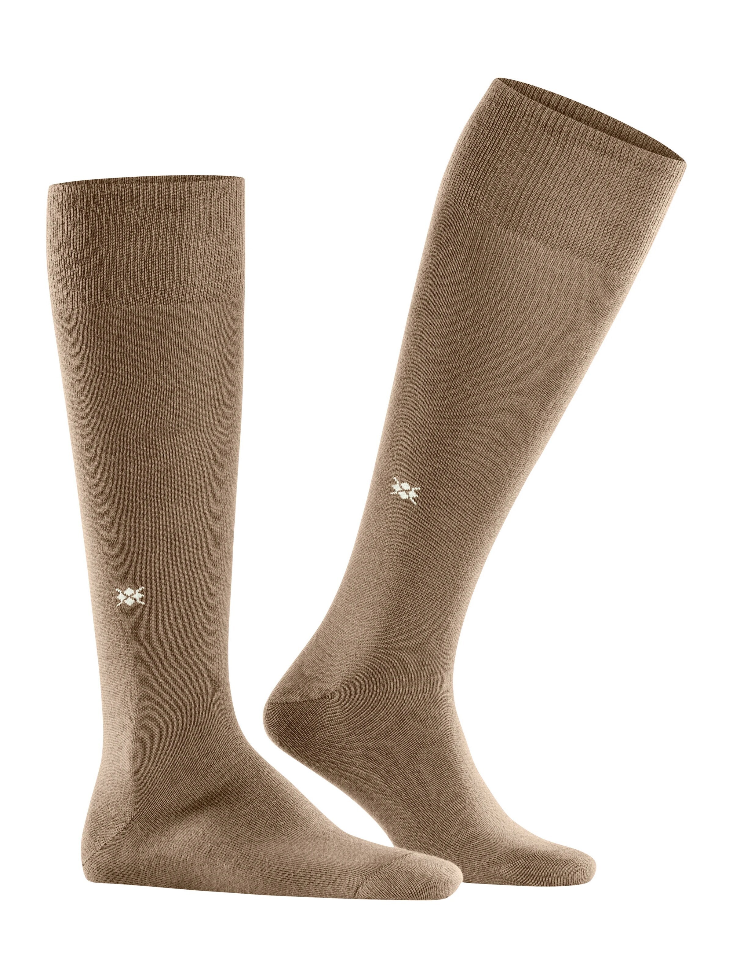 BURLINGTON Knee High Socks 'Leeds' in Yellow