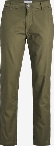 JACK & JONES Regular Pants in Green: front