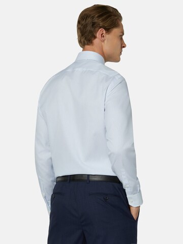 Coupe regular Chemise business Boggi Milano en bleu