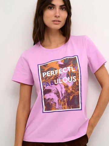 CULTURE Shirt 'Gith Fabulous' in Purple