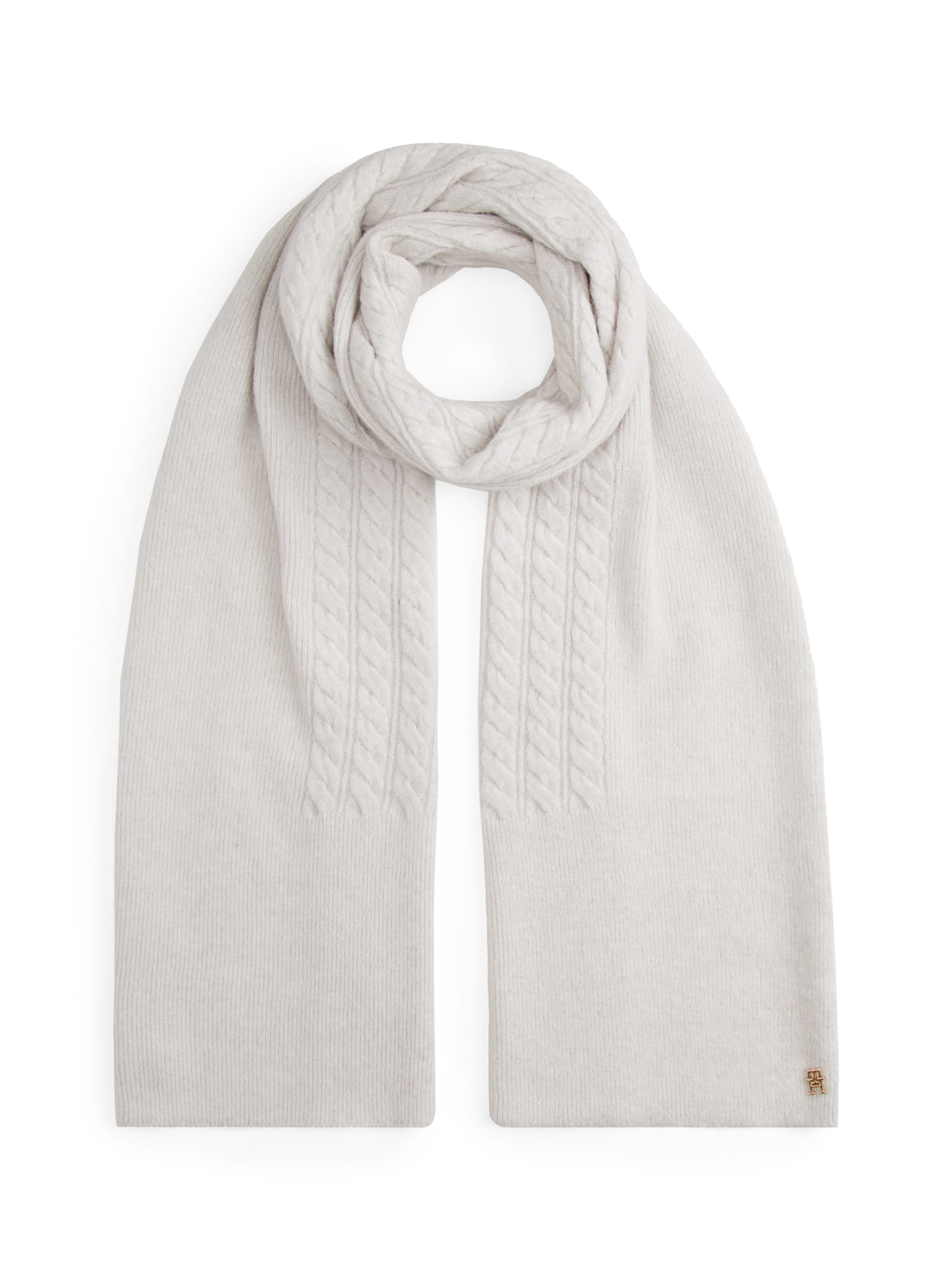 Écharpe TOMMY HILFIGER en gris : devant