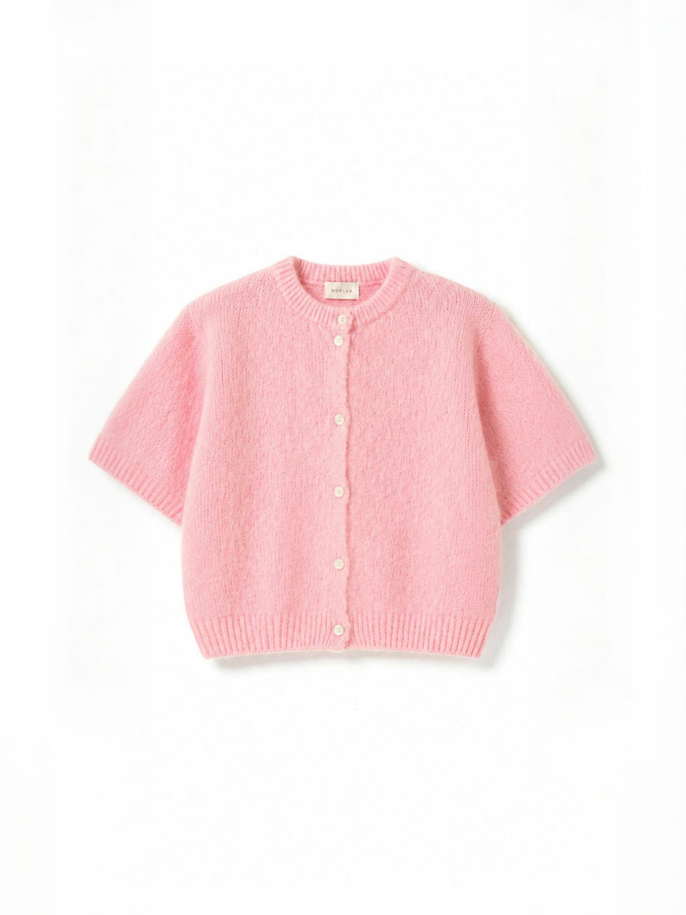 Cardigan ' N-Kae ' Noella en rose : devant