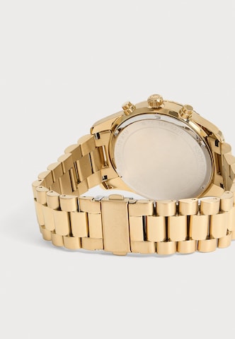 Michael Kors Аналоговые часы 'LEXINGTON' в Золотой: сзади