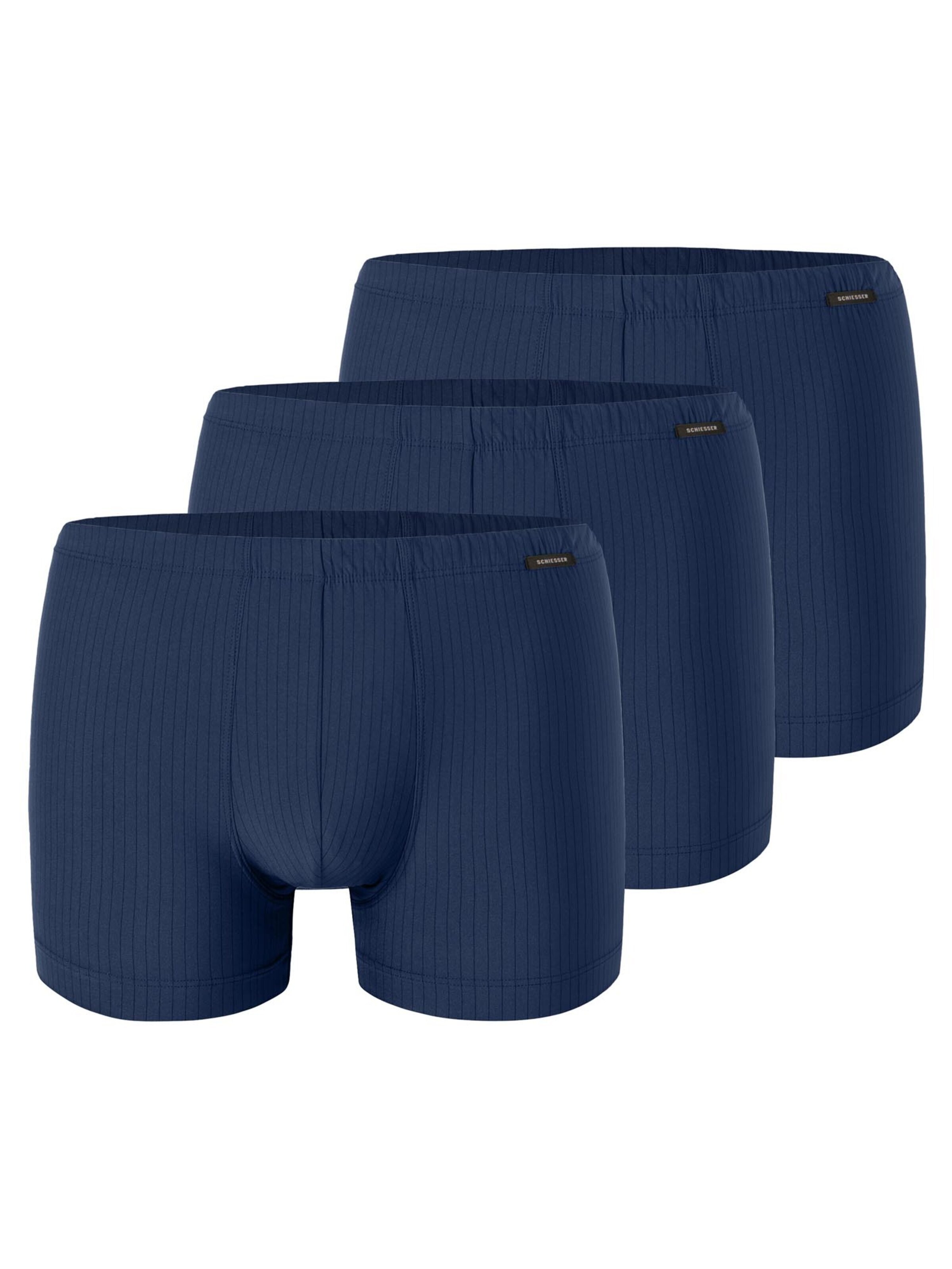 SCHIESSER Boxershorts 'Pure Micro' in Blauw: voorkant