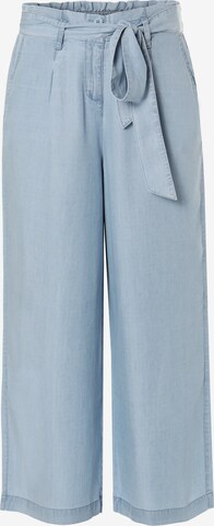 TATUUM Loose fit Pleat-front trousers 'TENKO' in Blue: front