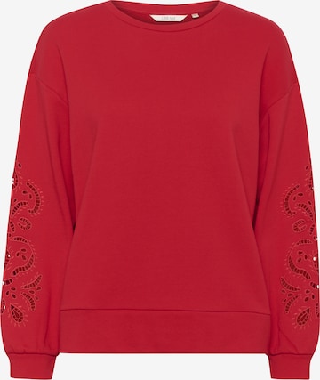 Felpa 'Josie' di Cream in rosso: frontale