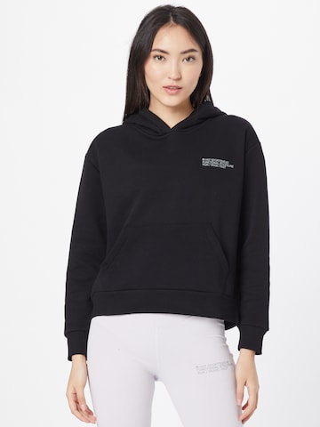 HIIT Sports sweatshirt in Black: front