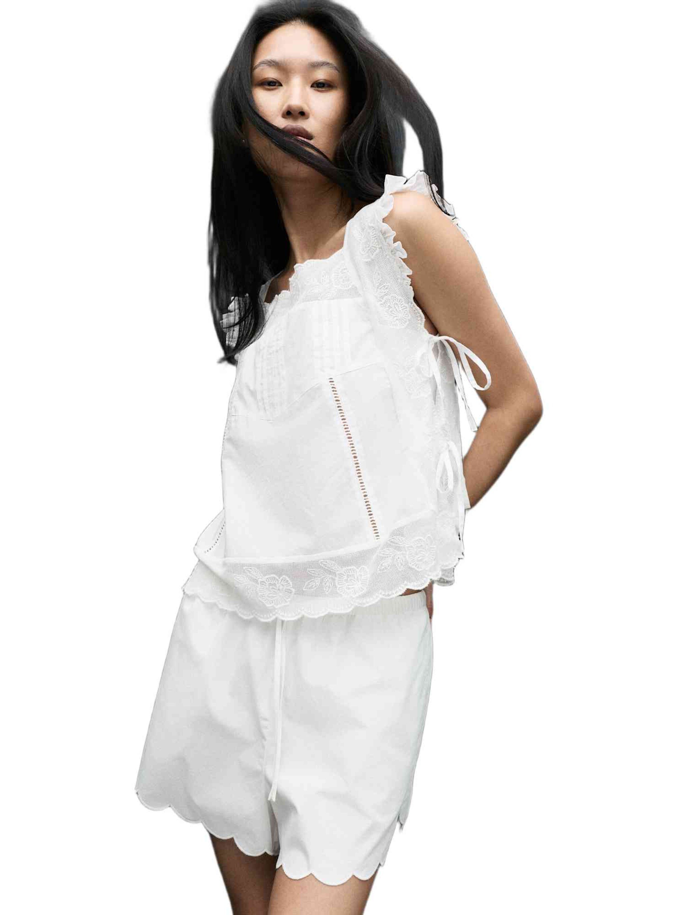 Haut Marks & Spencer en blanc : devant