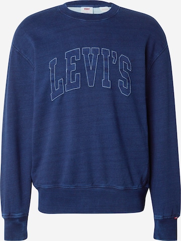 Sweat-shirt 'Standard Graphic Crewneck Sweatshirt' LEVI'S ® en bleu : devant