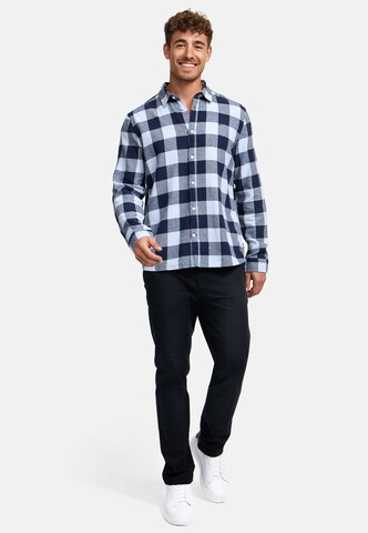 INDICODE JEANS Regular fit Overhemd in Blauw