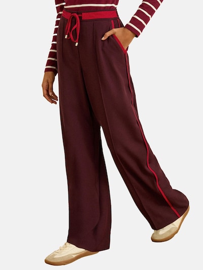 love & roses Hose in rot / burgunder, Produktansicht