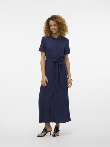 VERO MODA Sukienka koszulowa 'VMEasy Joy' w kolorze niebieski