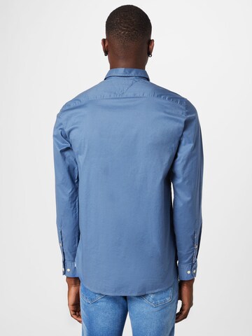 TOMMY HILFIGER Regular Fit Hemd in Blau