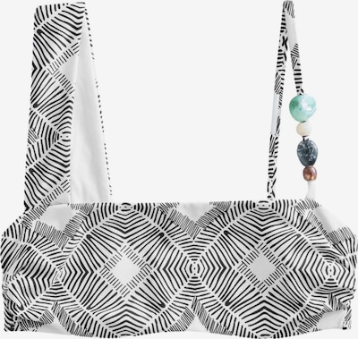 Next Bikini gornji dio u crna / bijela, Pregled proizvoda