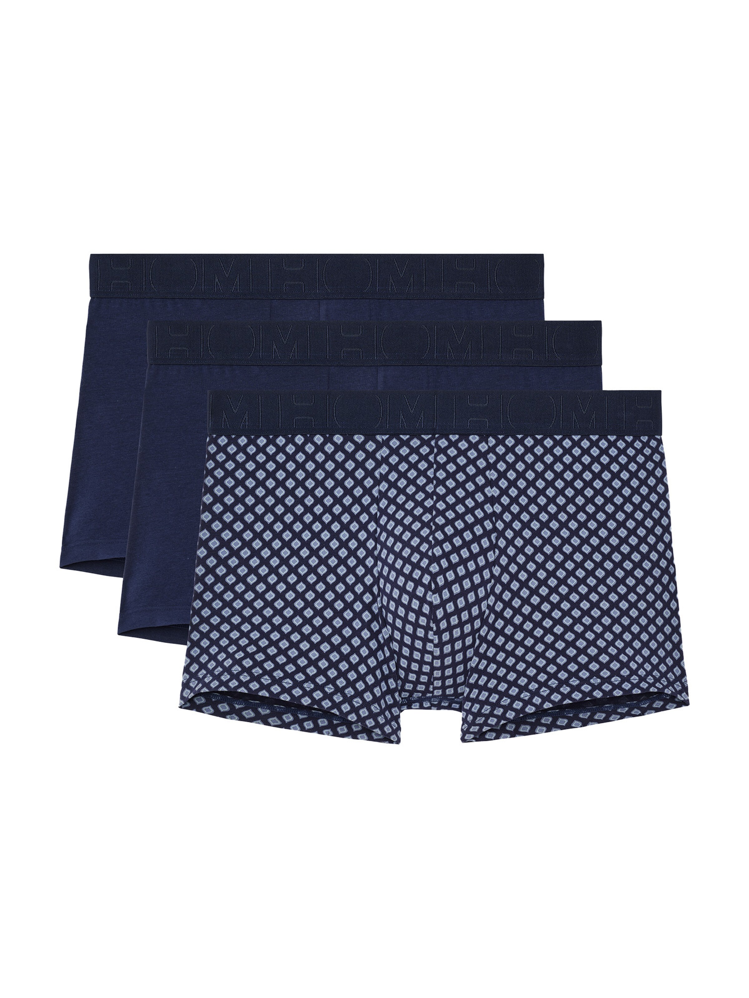 HOM Boxershorts 'John #2' in Blau: Vorderseite