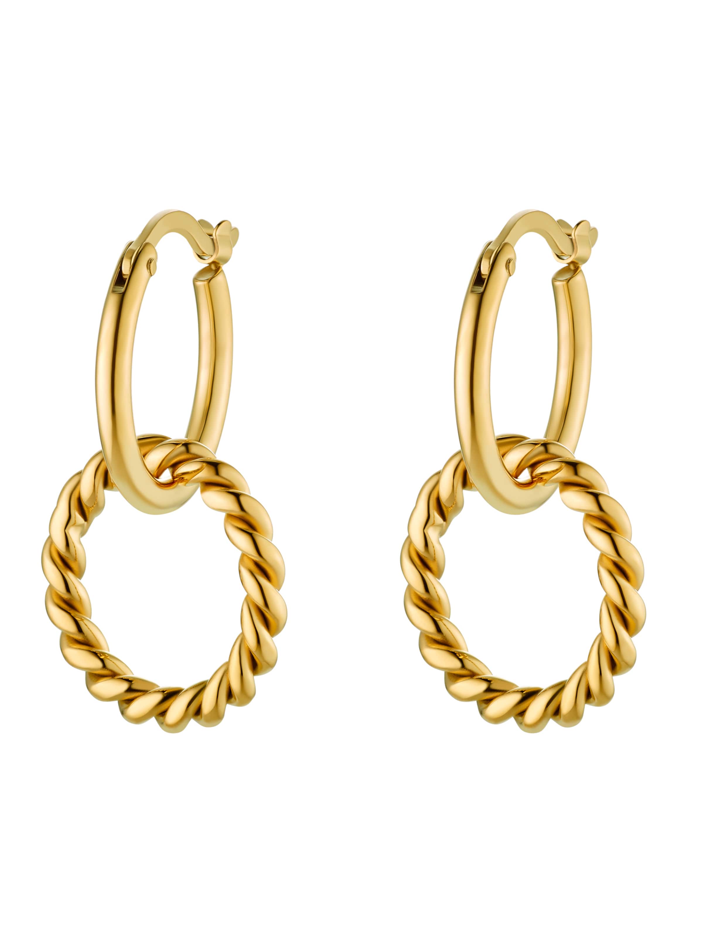 Heideman Oorbellen 'Anna' in Goud: voorkant