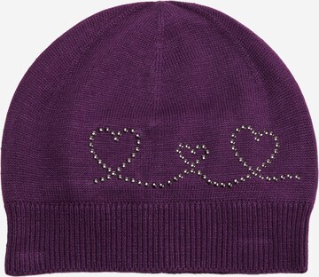 s.Oliver Beanie in Purple: front