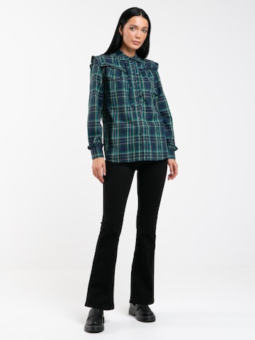 BIG STAR Blouse 'Frilo' in Blue