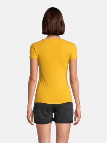 Maglietta 'JULY NEW YORK' di AÉROPOSTALE in giallo