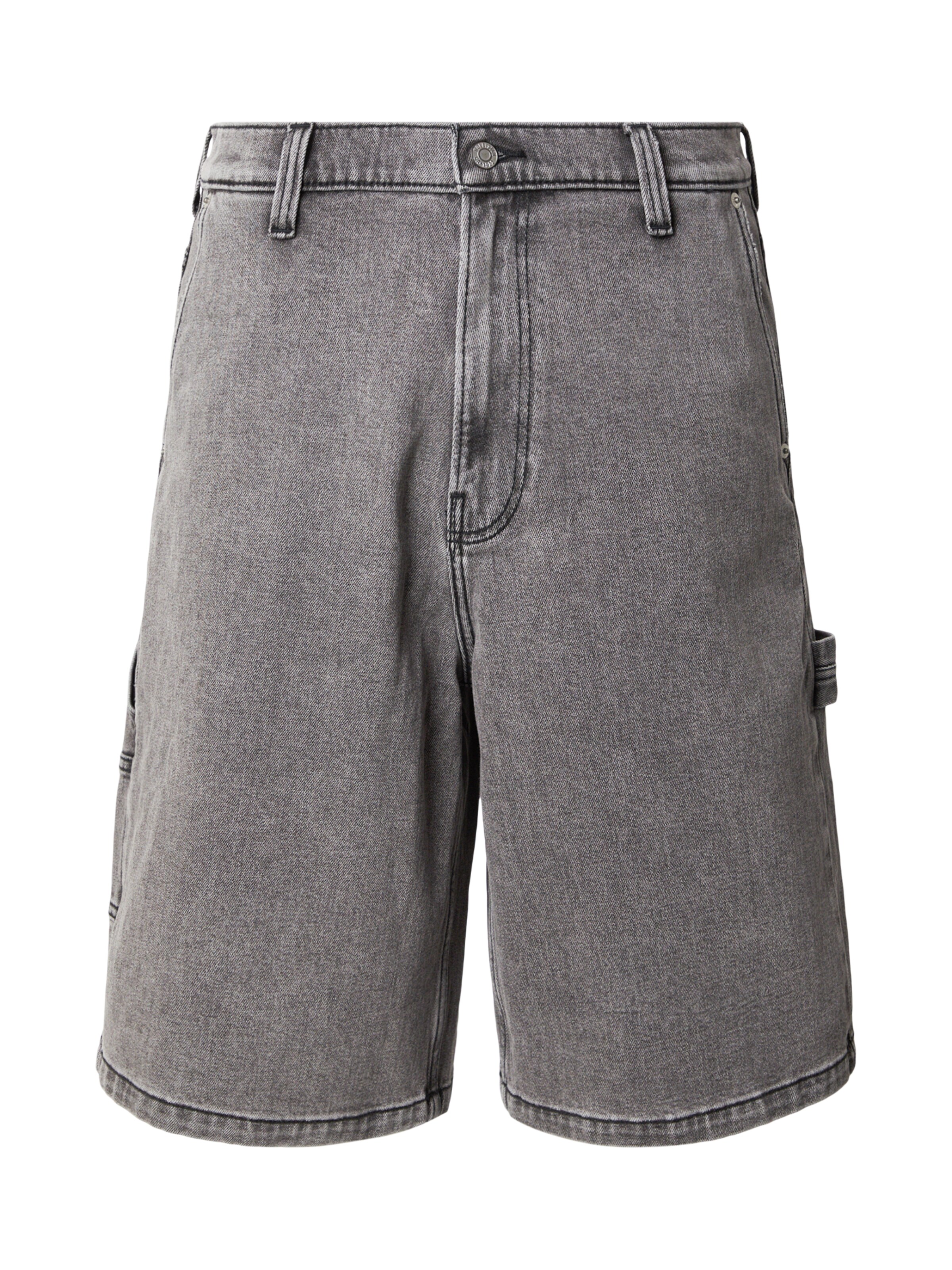 HOLLISTER - Folgado Calças de ganga em preto: frente