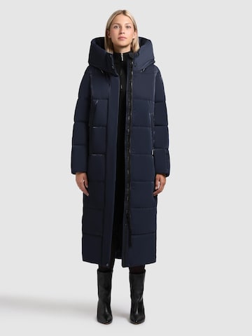 khujo Winter coat 'Soulani5 Shiny' in Blue