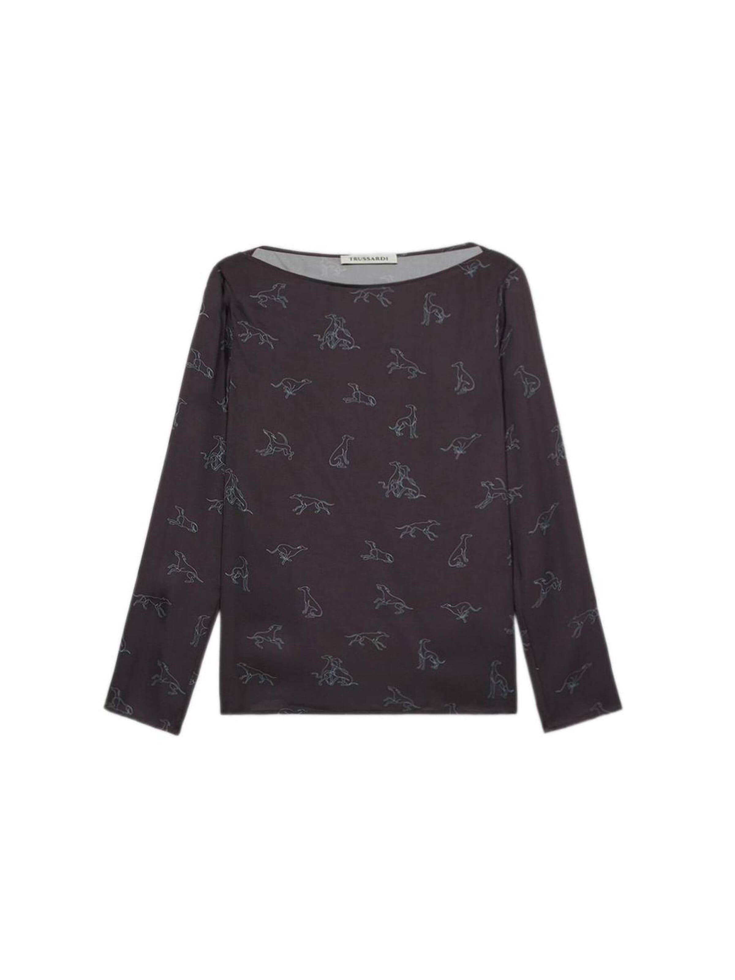 Chemisier Trussardi en noir : devant